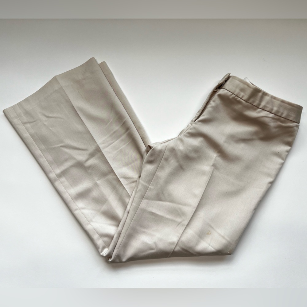 Khaki Trouser Pant Summer Wide Leg Dress Pants Tan Beige Nordic Scandi Girl Maxi